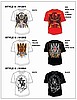 6 Pcs Screen Printed Tshirts 9120124